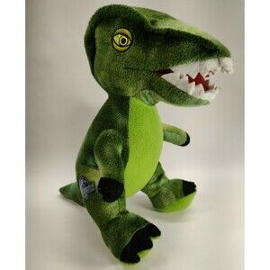 Jurassic World 10" Green Velociraptor Plush Universal Studios Stuffed Animal Toy